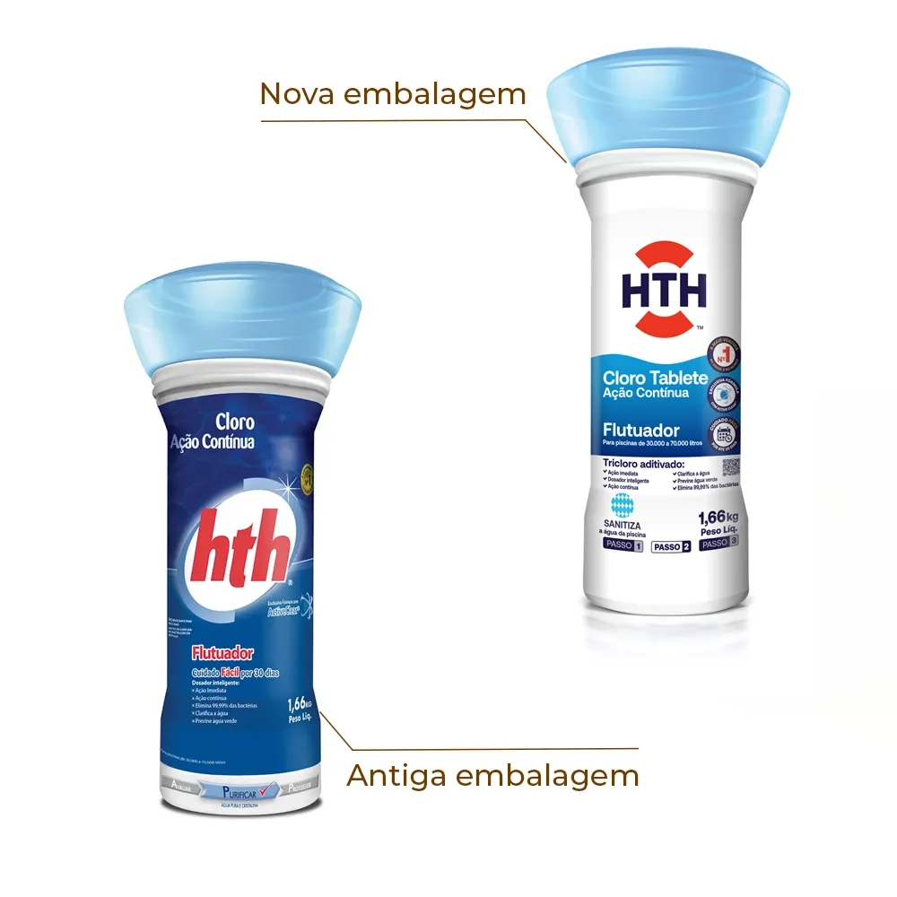 Cloro Flutuador Advanced para Piscina HTH
