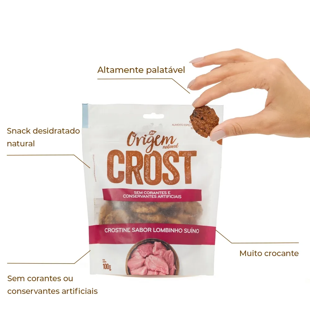 Petisco Origem Natural Crost Lombinho