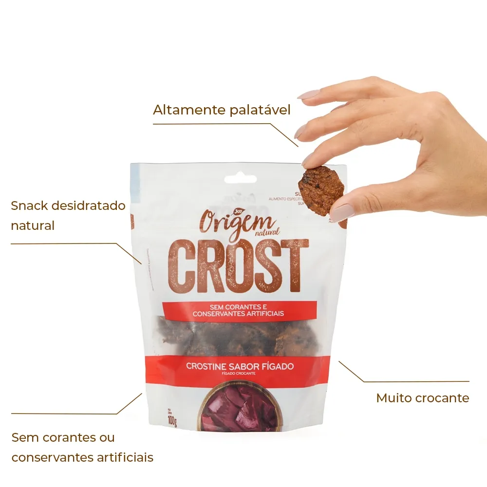 Petisco Origem Natural Crost Fígado