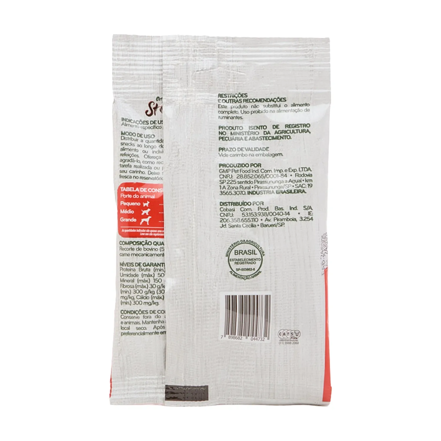 Petisco Cães Origem Natural Steak Carne Petisco Cães Origem Natural Steak Carne