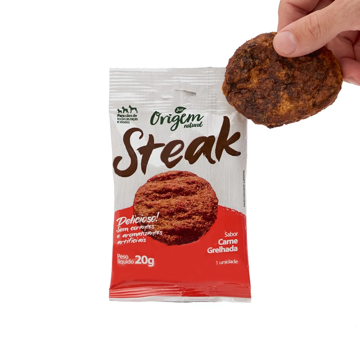 Petisco Cães Origem Natural Steak Carne