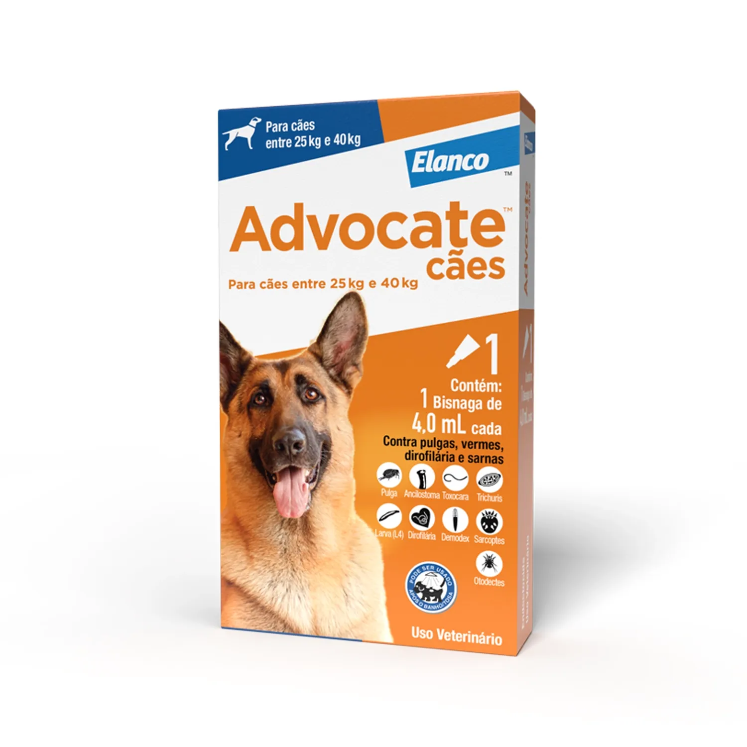 Antipulgas Advocate Cães mais de 25kg