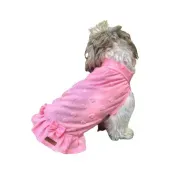 Vestido Coração Rosa Fábrica Pet