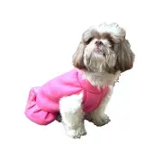 Vestido Moletom Pink Fábrica Pet