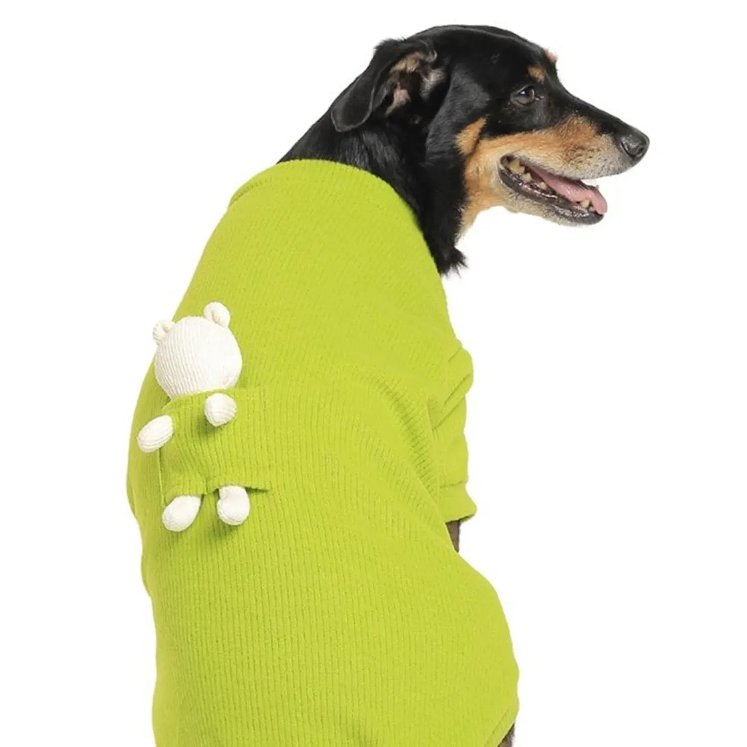 Casaco Bean para Cães e Gatos Emporium Distripet Verde