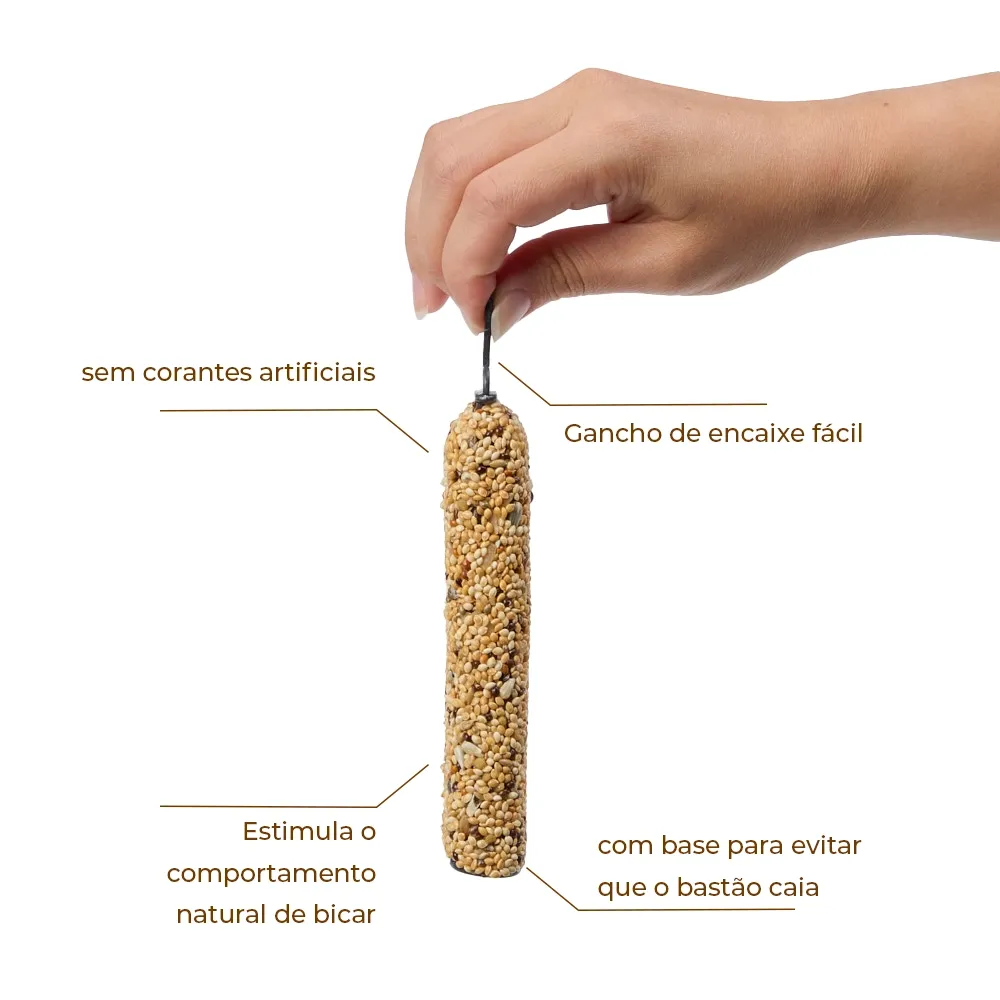 Bastão para Calopsita Coco Origem Natural