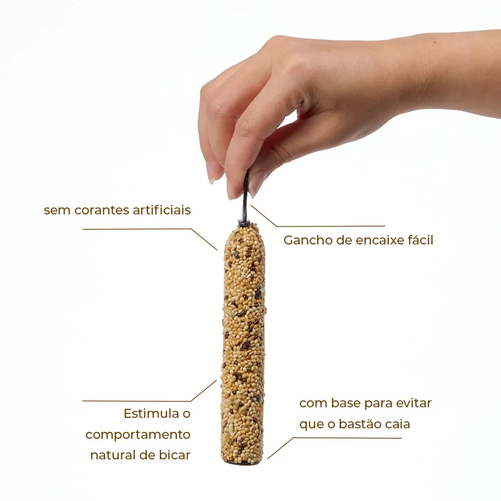 Bastão para Calopsita Mamão Origem Natural
