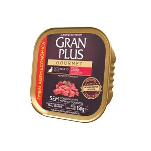 Ração Úmida GranPlus Gatos Adultos Patê Gourmet Carne