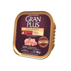 Ração Úmida GranPlus Gatos Filhotes Patê Gourmet Frango - 100 g