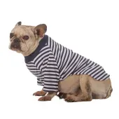 Blusa Listra Com Manga Marinho Fábrica Pet