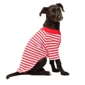 Blusa Listra Com Manga Vermelho Fábrica Pet
