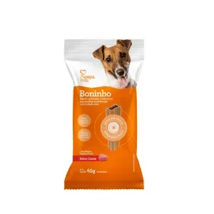 Petisco Boninho Carne Cães Raças Pequenas Papaya Pets - 45 g
