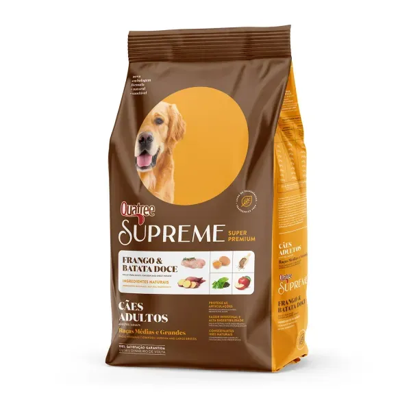 Ração Quatree Supreme Cães Adultos Raças Médias e Grandes 20 kg