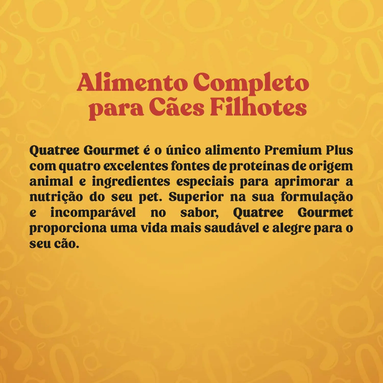 Ração Quatree Gourmet Cães Filhotes Ração Quatree Gourmet Cães Filhotes