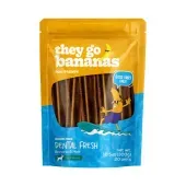 Petisco Dental Fresh Banana e Menta Cães Raças Pequenas Papaya Pets