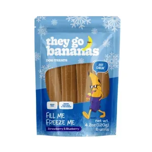 Petisco Fill Me Freeze Me Morango e Blueberry Cães Adultos Papaya Pets - 120 g