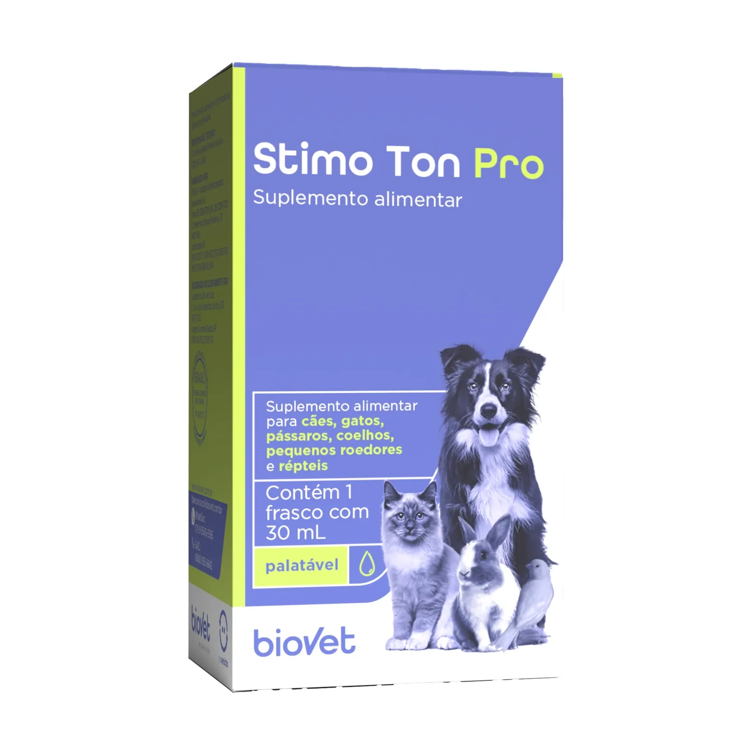 Stimo Ton Pro Suplemento Alimentar para Cães e Gatos
