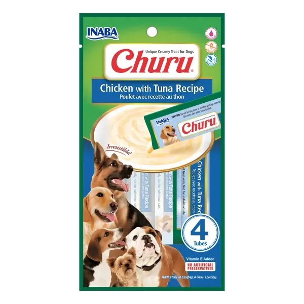 Petisco Churu Frango e Atum para Cães 56 g