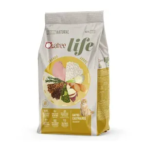 Ração Quatree Life Gatos Castrados Frango e Arroz - 10,1 kg