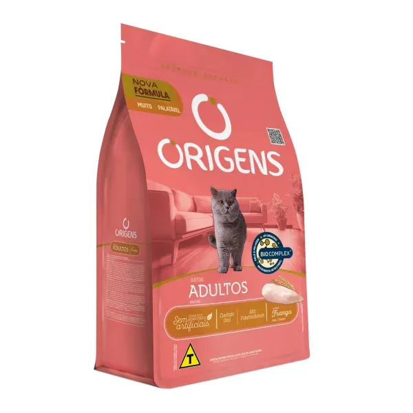 Ração Origens Gatos Adultos Frango 3 kg