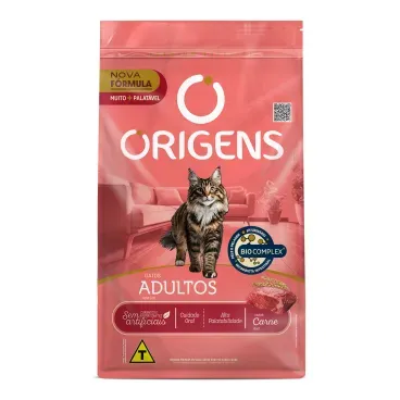 Racao-Origens-Gatos-Adultos-Carne-Frente