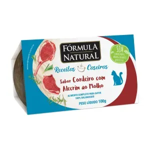 Ração Úmida Fórmula Natural Receita Caseira Gatos Cordeiro com Alecrim a Molho - 100 g