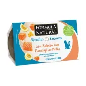 Ração Úmida Fórmula Natural Receita Caseira Gatos Salmão com Maracujá a Molho