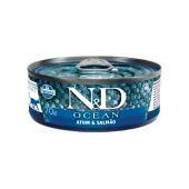 Ração Úmida N&D Ocean para Gatos Adultos Atum e Salmão
