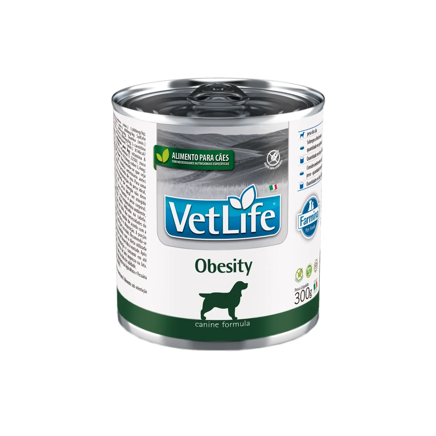 Ração Úmida Vet Life Obesity para Cães Adultos