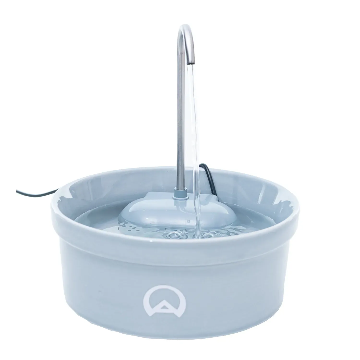Fonte Bebedouro e Purificador Aqua Porcelain Amicus Bivolt Cinza