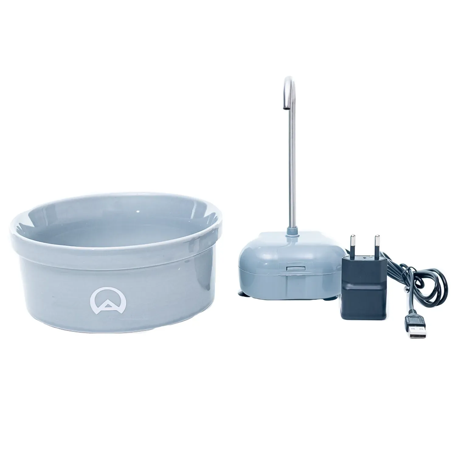 Fonte Bebedouro e Purificador Aqua Porcelain Amicus Bivolt Cinza
