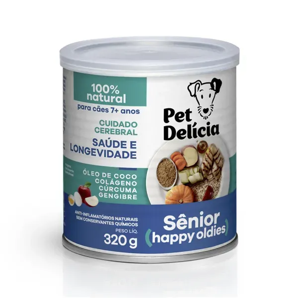 Ração Úmida Pet Delícia Cães Sênior 320 g
