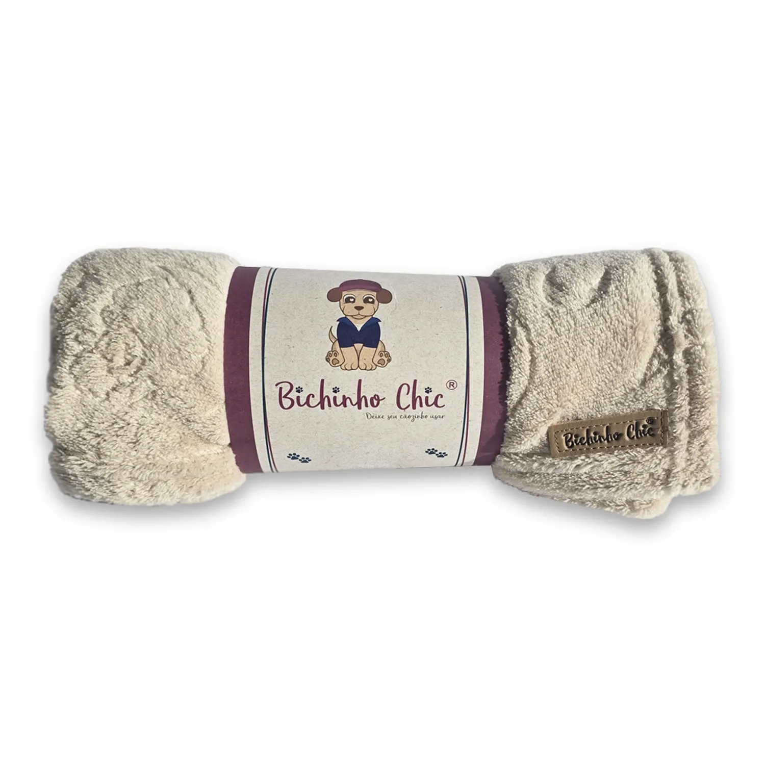 Cobertor Soninho Bichinho Chic Bege