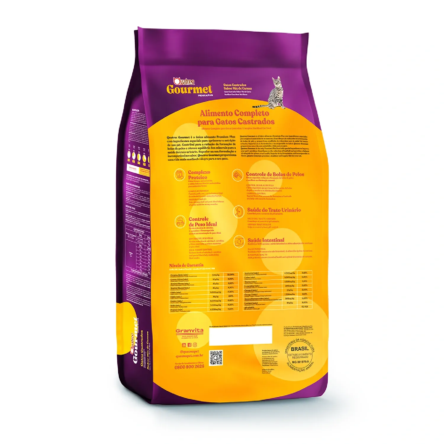 Racao-Quatree-Gourmet-Gatos-Castrados-Mix-De-Carnes-verso