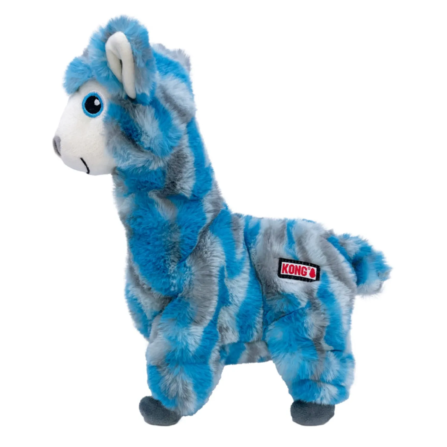 Brinquedo Pelúcia Kong Lhama Stuff Stripes