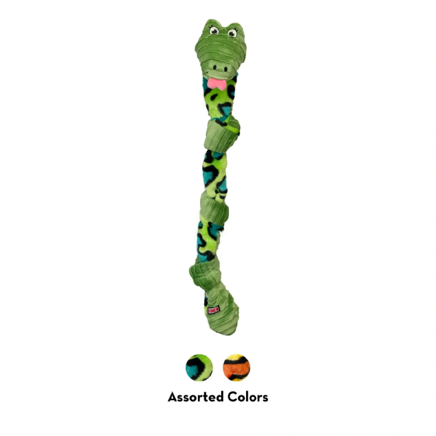 Brinquedo Pelúcia Kong Cobra com Nós Sortida