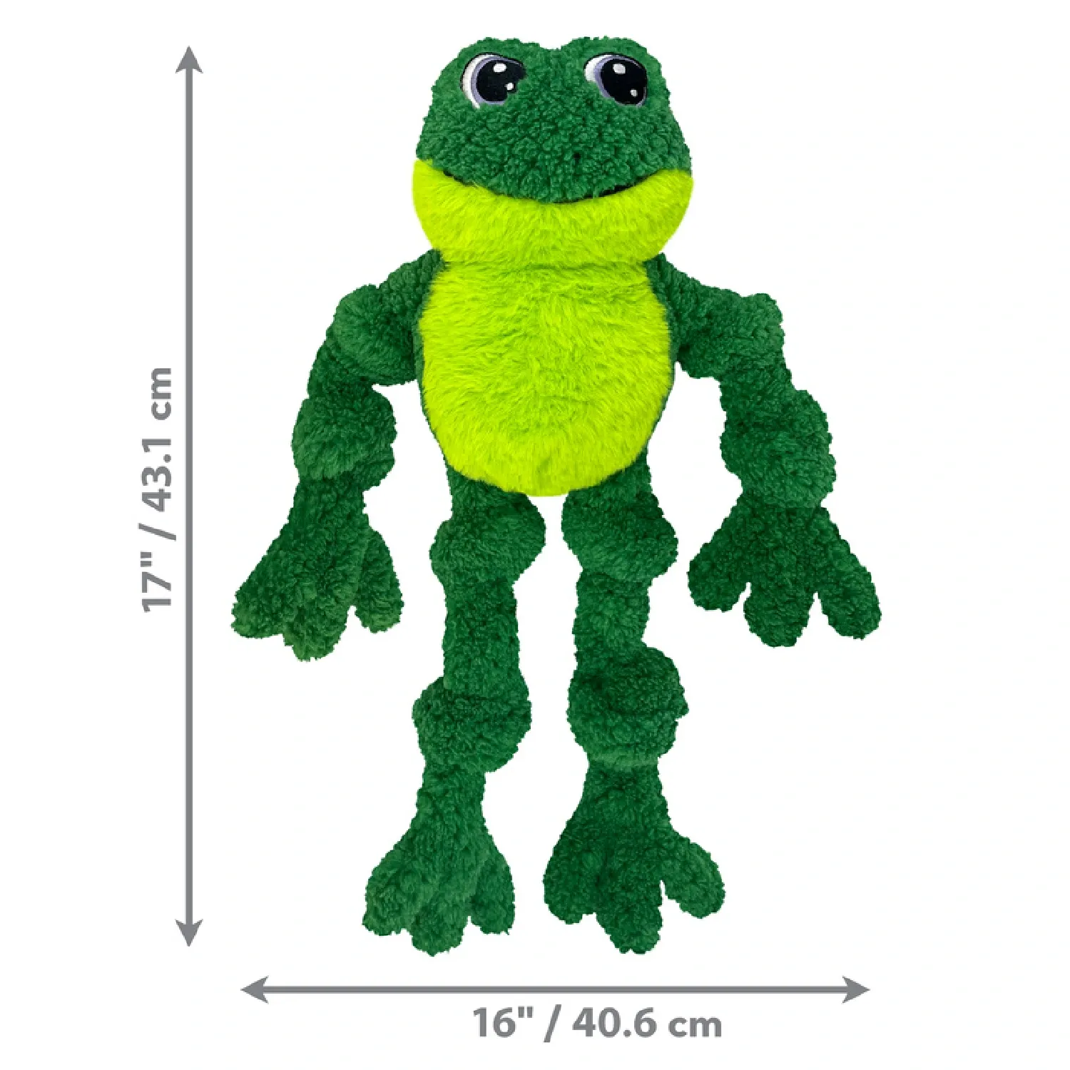 Brinquedo Pelúcia Kong Sapo com Nós