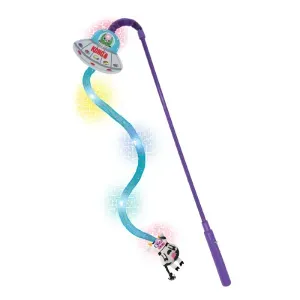 Brinquedo Varinha Disco Voador e Vaquinha com Led para Gatos Kong - Único