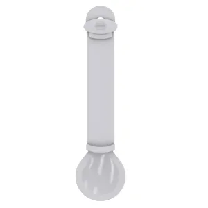 Colher para Petisco Cremoso para Gatos Plastpet Cinza - Único
