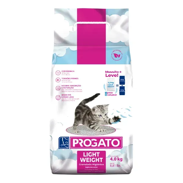 Granulado Higiênico Progato Light Weight 4 kg