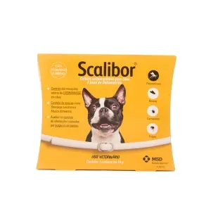 Coleira Antiparasitária Scalibor Cães Pequenos e Médios - 48 cm
