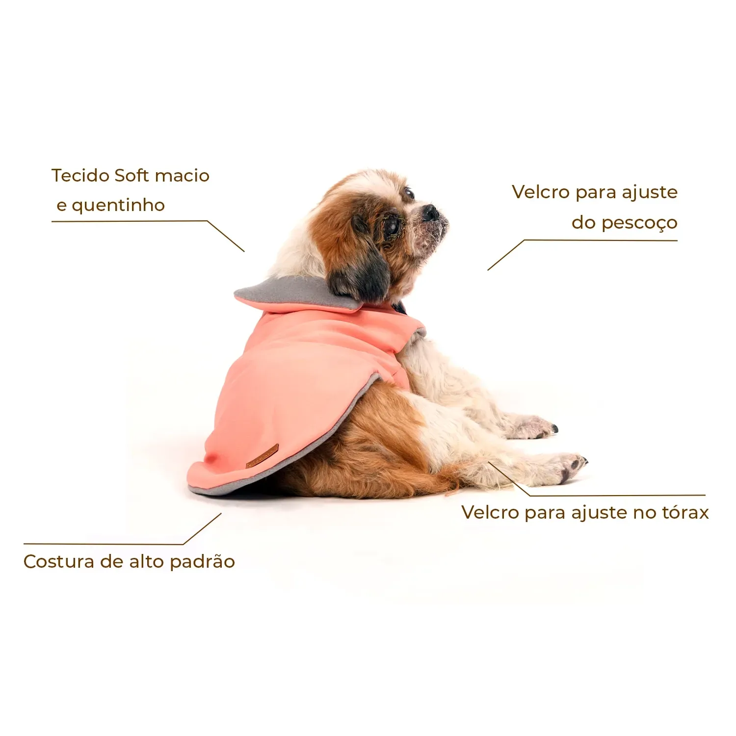 Capa Lisa Alfaiataria Rosê Fábrica Pet