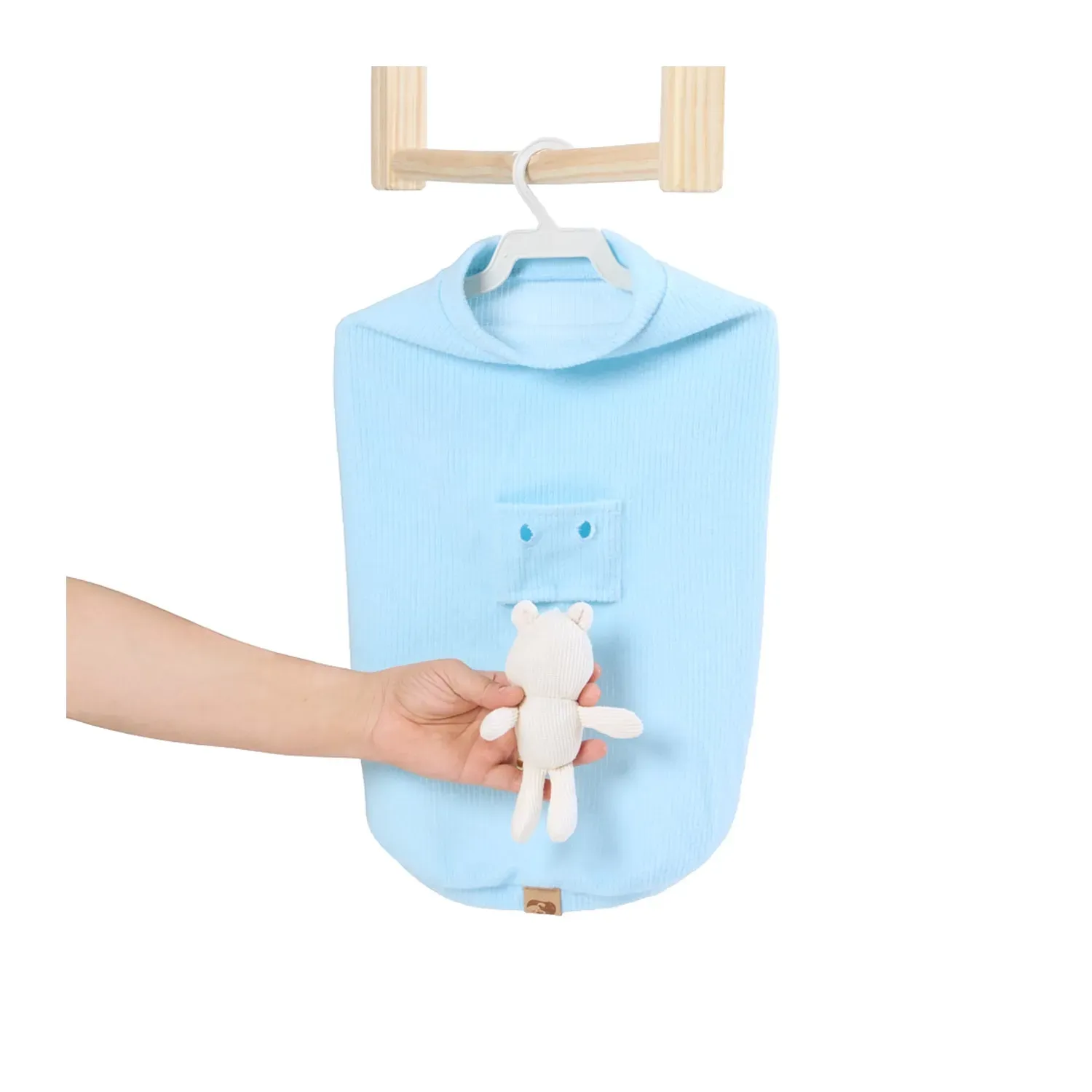 Casaco Bean para Cães e Gatos Emporium Distripet Azul