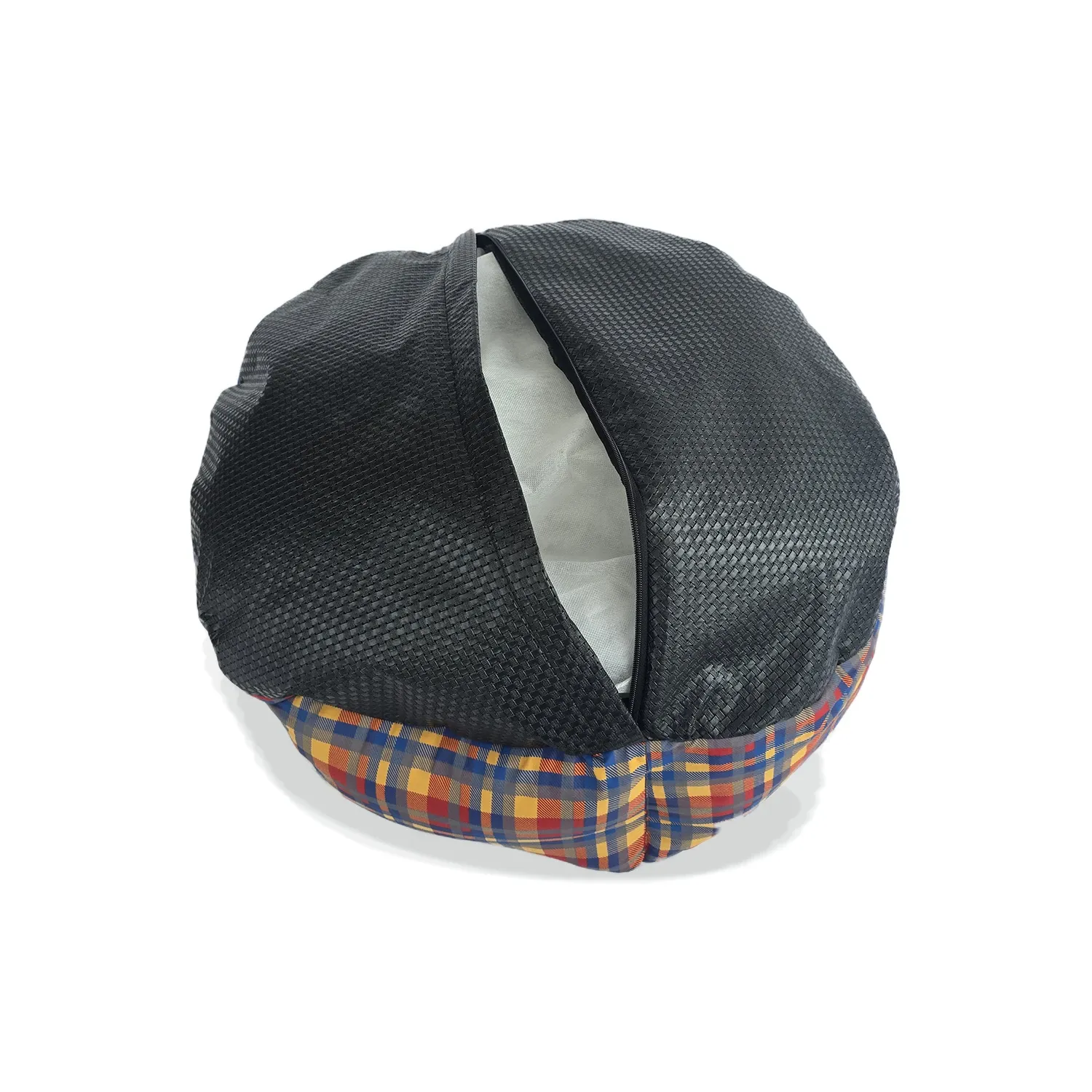 Cama Hexa Xadrez Bichinho Chic Marrom