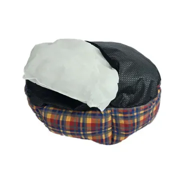 Cama-Hexa-Xadrez-Bichinho-Chic-Marrom-Enchimento-Fora