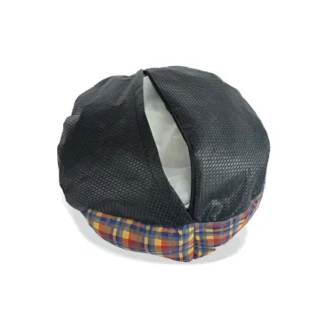 Cama-Hexa-Xadrez-Bichinho-Chic-Marrom-Verso