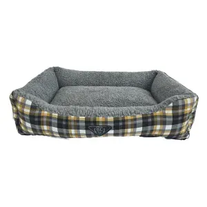 Cama Retangular Xandrez Bichinho Chic Cinza - M