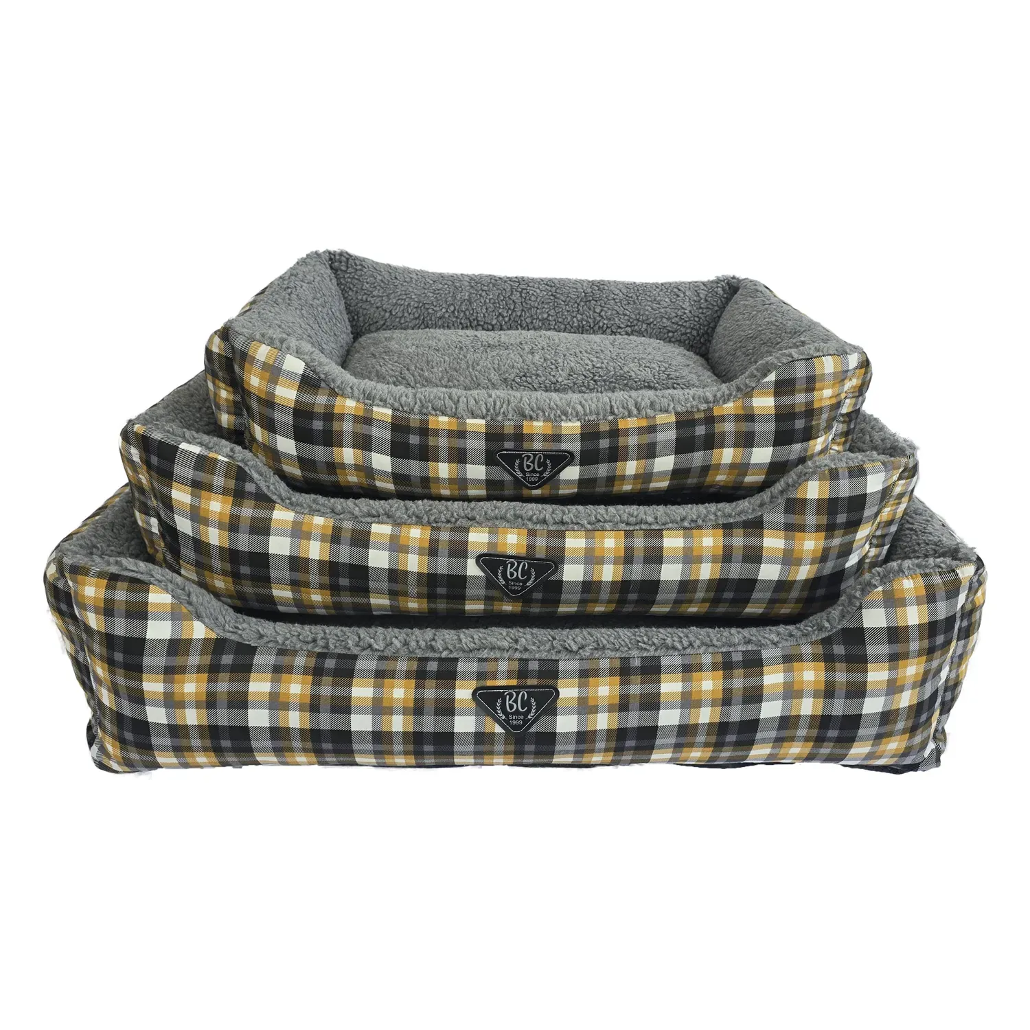 Cama-Retangular-Xandrez-Bichinho-Chic-Cinza-Tamanhos