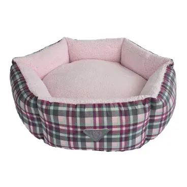 Cama-Hexa-Xadrez-Bichinho-Chic-Rosa