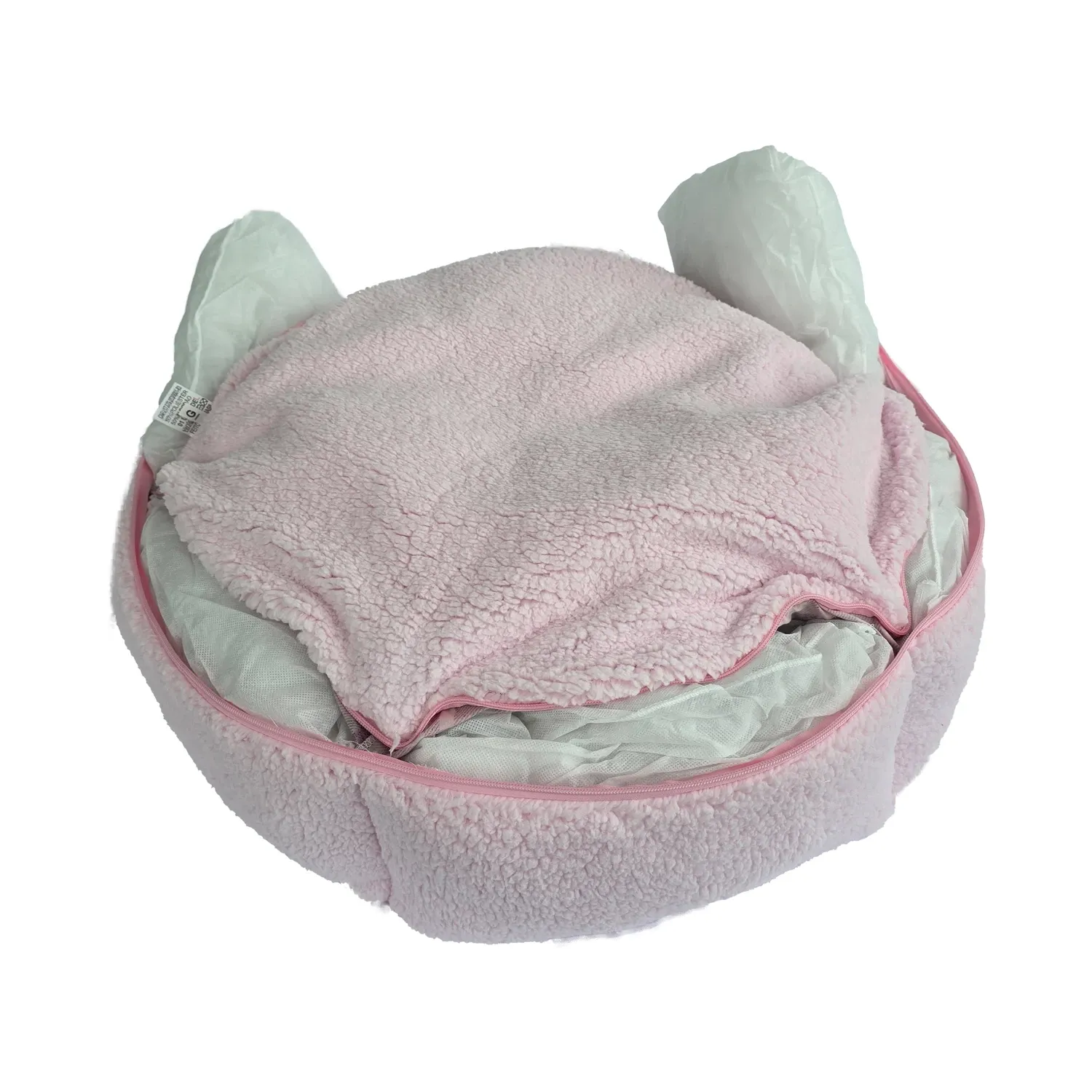 Cama Hexa Xadrez Bichinho Chic Rosa
